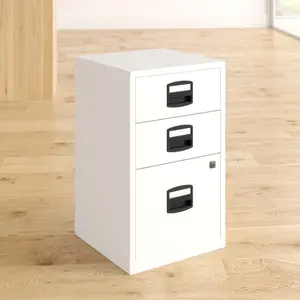 41.3cm Wide 3 -Drawer File Cabinet White