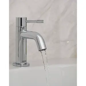 Mila Bath Pillar Tap Chrome