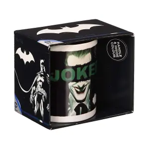 The Joker Put On A Happy Face Mug Black/Dark Green/White (One Size)