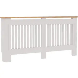 Vida Designs Arlington Extra Large White MDF Radiator Cover