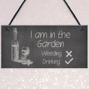 Funny Shabby Chic Garden Sign Hanging Summerhouse Shed Sign Home Decor