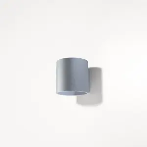 Orbis Aluminium Grey 1 Light Classic Wall Light