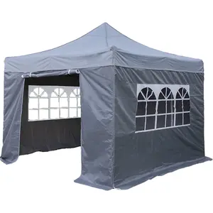 Durable 3x6m Pop-Up Gazebo with Waterproof Side Walls for Outdoor Events