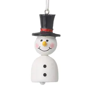 Snowman Bell Hanging Figurine Ornament