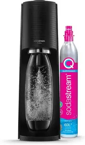 Terra Sparkling Water Maker, Sparkling Water Machine & 1L Fizzy Water Bottle, Retro Drinks Maker W. BPA-Free Water Bottle & INCLUDES Quick Connect