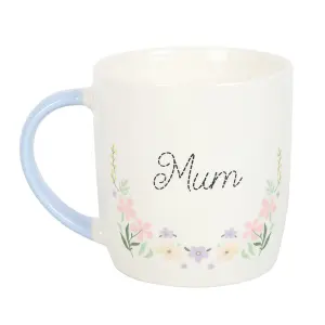 Something Different Mum Floral 350ml Mug Pastel (One Size)