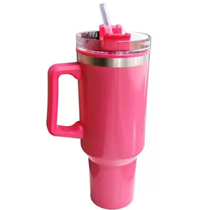 40oz Insulated Travel Mug - Pink