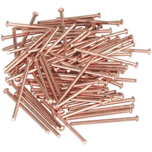 100 Pack of 2.5mm x 50mm Copper Spot Welding Nails for Car Dent Repair