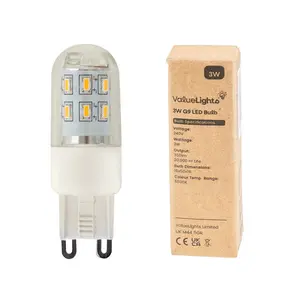 3W G9 LED Light Bulb (Set of 10) Warm White