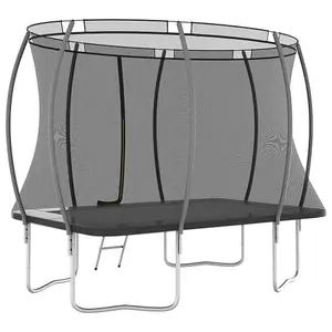 Berkfield Trampoline Set Rectangular 274x183x76 cm 150 kg