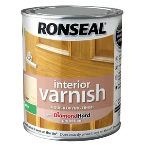 Ronseal Diamond hard Clear Matt Wood varnish, 250ml