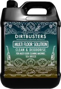 Dirtbusters Multi Floor Solution, Hard Floor Cleaner Liquid For Floor Cleaning Machines (5L)