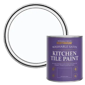 Rust-Oleum Icecap Satin Kitchen Tile Paint 750ml