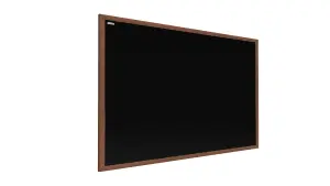 ALLboards Black chalkboard 60x40 cm wooden frame wood color