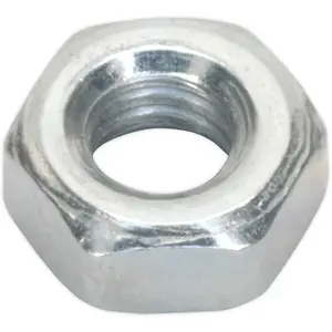 100 Pack Steel Hex Nuts M4 0.7mm Pitch Manufactured to DIN 934 Standards