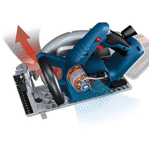 Bosch GKS 18V-68 C Bi-Turbo Brushless Circular Saw Bare + LBOXX