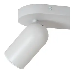 Lucide Punch Classic Ceiling spotlight - 2xGU10 - White