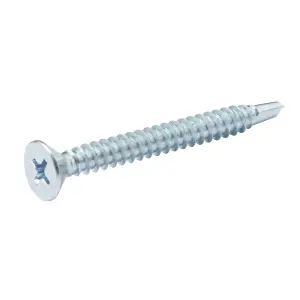 Diall Countersunk Zinc-plated Carbon steel Screw (Dia)4.8mm (L)45mm, Pack of 25