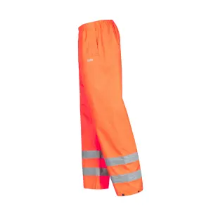 Site Huske Orange Waterproof Hi-vis trousers, Medium