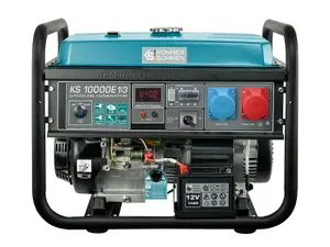 Petrol generator KS 10000E 1/3 with a rated power of 7.5 kW