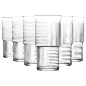 LAV Helen Stacking Highball Glasses - 400ml - Pack of 6