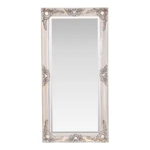 Villanova Solid Wood Flat Wall Mirror Champagne / 100cm H x 50cm W