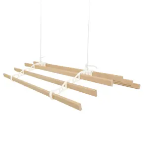 Clothing Airer Ceiling Pulley - Ivory - 1.8m