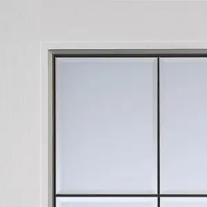 Decima White Glazed Internal Door