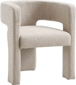 Greenwich Light Taupe Boucle Dining Chair - Dining Room Chairs - Dining Table Chairs - Daals - Dining Chairs