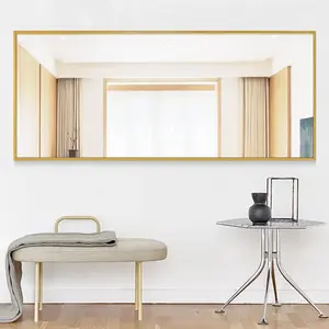 Metal Flat Mirror Gold