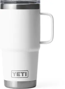 YETI Rambler Vacuum Insulated, Dishwasher Safe 20Oz (591 Ml) Travel Mug White