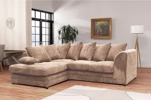 Logan Compact Corner Sofa Jumbo Cord Fabric