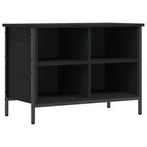 Berkfield Shoe Cabinet Black 69x35x50 cm Engineered Wood