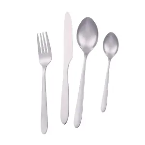 Royalford Stainless Steel Cutlery Set for 4 People 16 Pieces Flatware Set