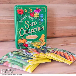 Garden Gift - Green Seed Storage Collection Tin