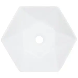 Berkfield Wash Basin 41x36.5x12 cm Ceramic White