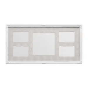 Maison by Premier White 5 Photo Multi Photo Frame