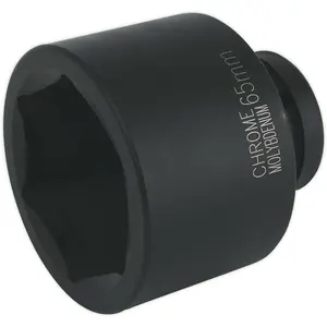 Premium 65mm Forged Impact Socket - 1 Inch Square Drive for Heavy-Duty Use