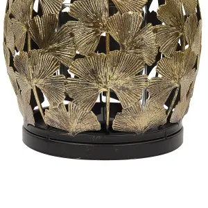 Beliani Retro Lantern SOMERSET Metal Gold