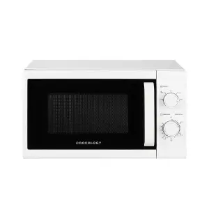 Cookology 800W Microwave 20L Manual Control Freestanding - CMAFS20LWH White