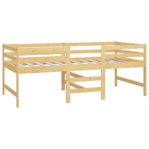 Berkfield Bed Frame 90x200 cm Solid Wood Pine