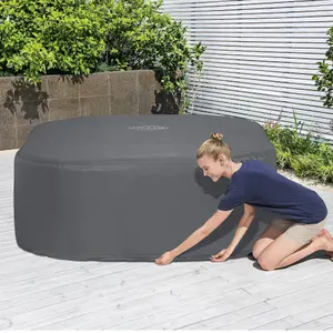 Lay-Z-Spa Grey Square Hot tub Cover (L) 180cm x (W) 180cm