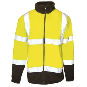 Result Core Mens Reflective Safety Micro Fleece Jacket