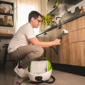 Polti Vaporetto Pro 8X Eco Plus Steam Cleaner, 5 Bar, Eco Function, Unlimited Autonomy