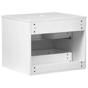 Bathroom Wall Mounted Cabinet 60 x 52 cm White QUINTELA