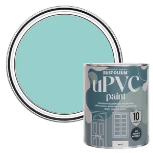 Rust-Oleum Teal Matt UPVC Paint 750ml