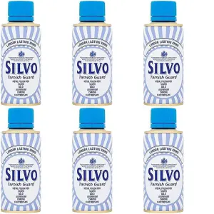 Silvo Tarnish Guard Liquid, Metal Polish, 175 ml (Pack of 6)