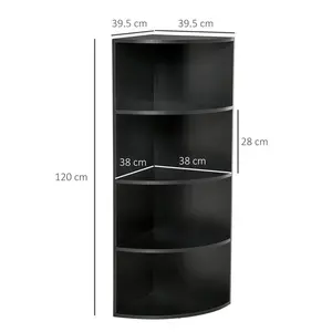 LinoLakes Bookcase Black