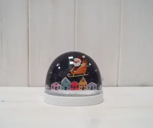 The Satchville Gift Company Snow Globe with Santa in His Sleigh