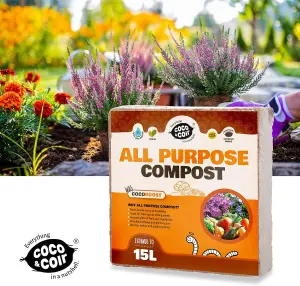 Coco&Coir Coco Boost- 15L/1KG - Peat Free Compost